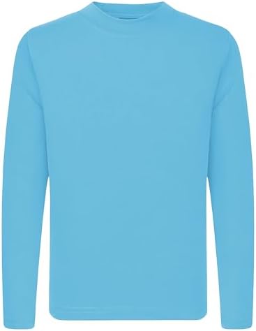 3T to Youth Neon Shirt Kids UPF 50+ Dry Fit Athletic Long Sleeve T Shirts for Boys and Girls-Moisture Wicking Rash Guard
