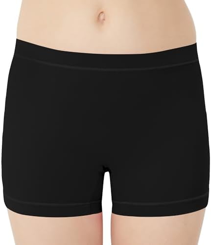 Toddler Girls Swim Shorts 2T-14 Boyshort Swimsuit UPF - Black